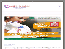 Tablet Screenshot of aarthiscan.com